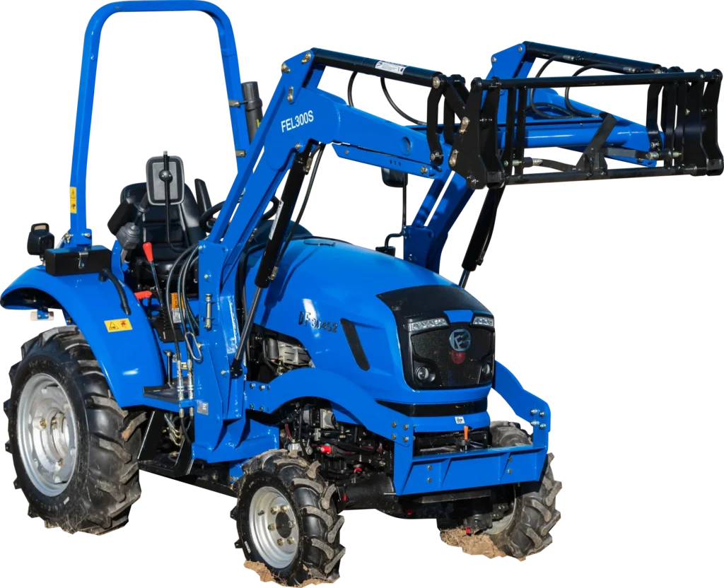 Ciągnik DONG FENG DF304G2 z ładowaczem czołowym FEL300S 25KM kompaktowy traktor rolniczy