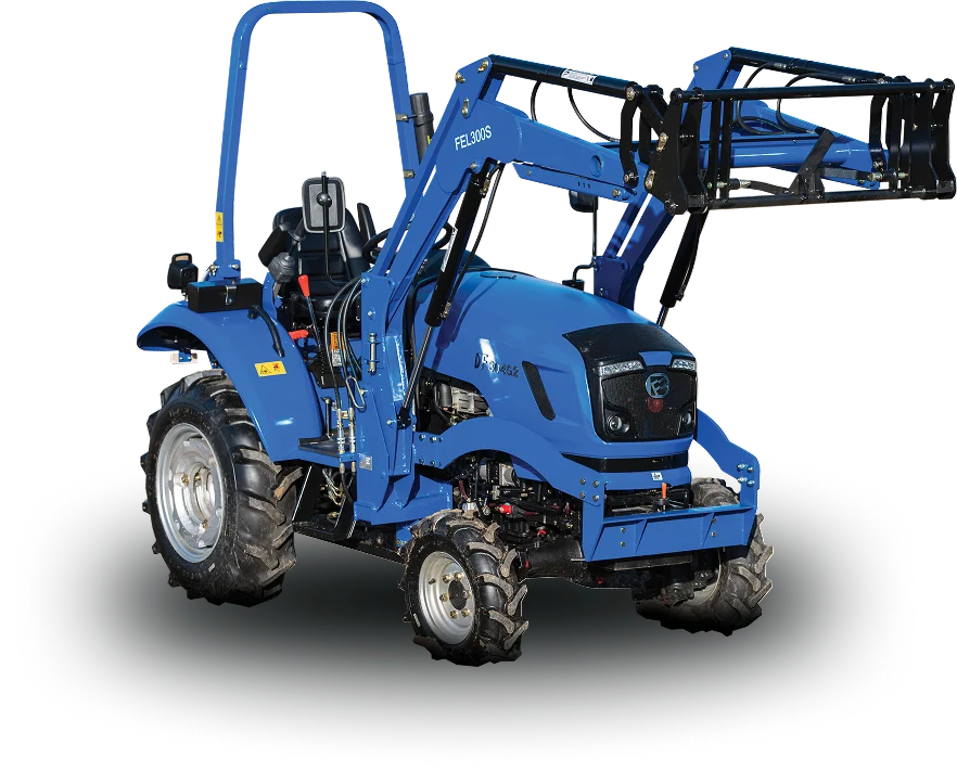 Ciągnik DONG FENG DF304G2 z ładowaczem czołowym FEL300S 25KM kompaktowy traktor rolniczy