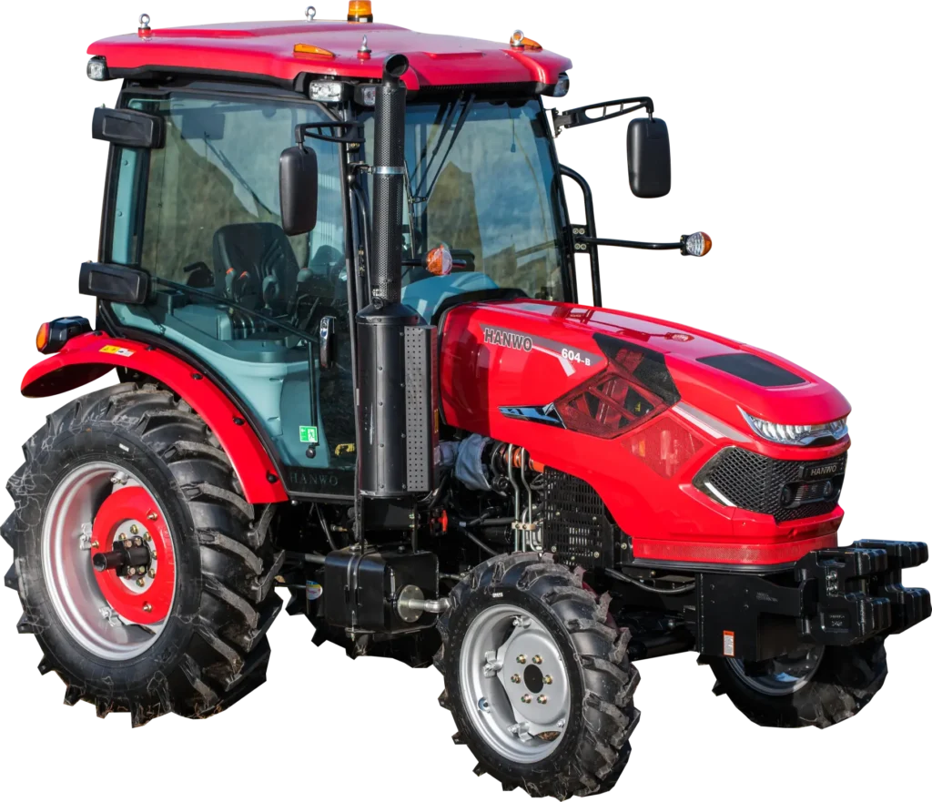 Ciągnik HANWO HWB604C 65KM profesjonalny traktor rolniczy z komfortową kabiną