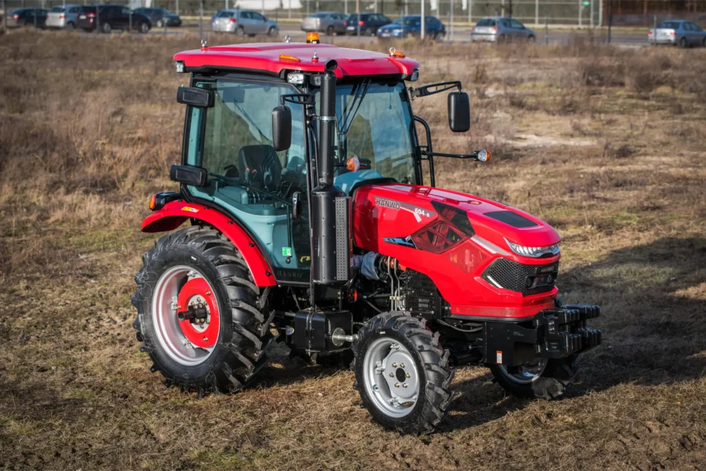 Ciągnik HANWO HWB604C 65KM profesjonalny traktor rolniczy z komfortową kabiną