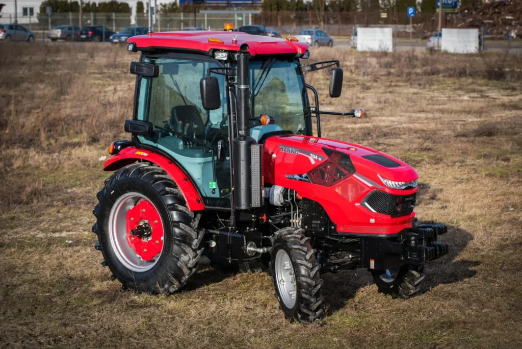 Ciągnik HANWO HWB704C 75KM Stage V profesjonalny traktor rolniczy z podnośnikiem 2500kg