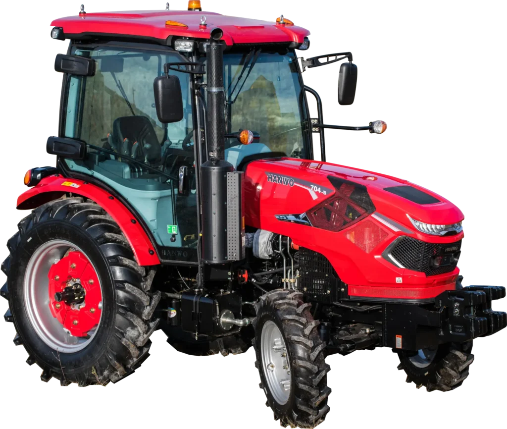 Ciągnik HANWO HWB704C 75KM Stage V profesjonalny traktor rolniczy z podnośnikiem 2500kg